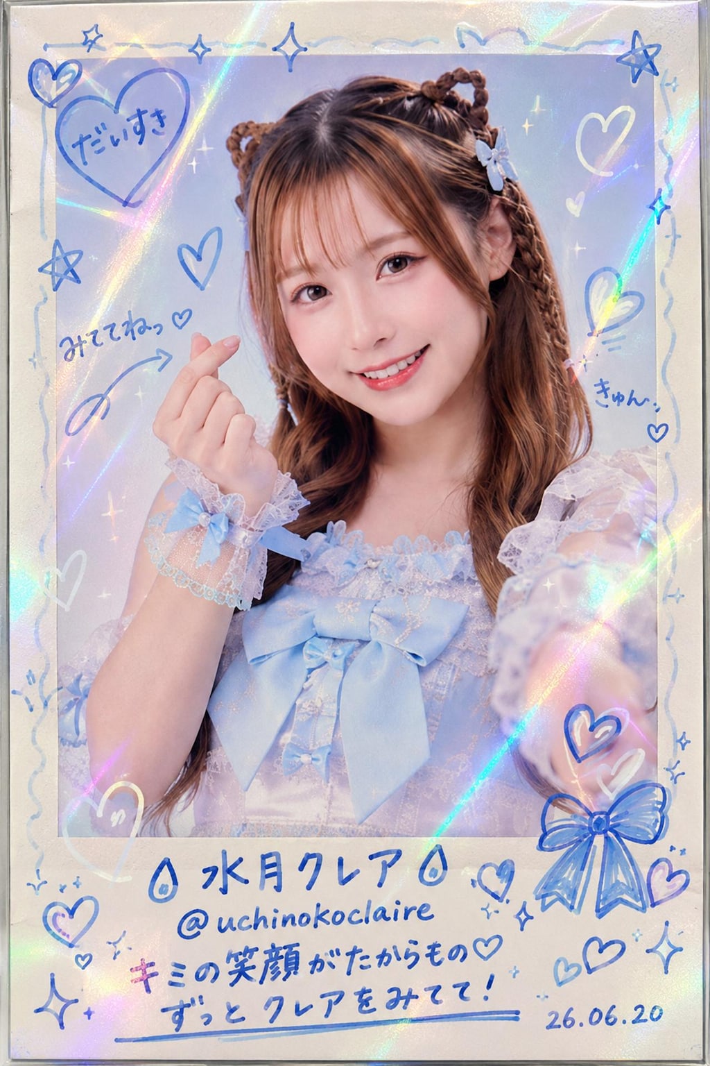 【AIデコフォト】地下アイドルSSRデコチェキ(アストラさんコラボ公式企画「＃AIデコフォト」参戦作品)