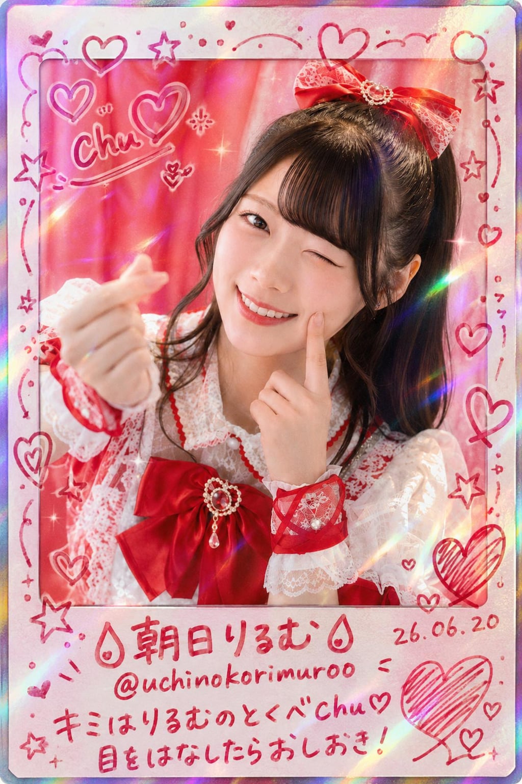 【AIデコフォト】地下アイドルSSRデコチェキ(アストラさんコラボ公式企画「＃AIデコフォト」参戦作品)