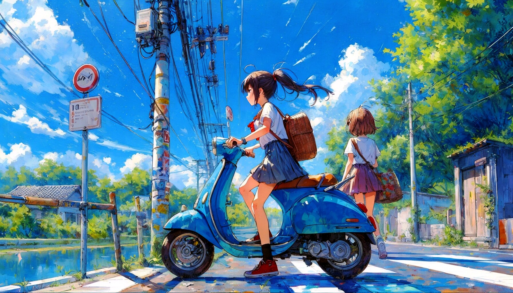 夏空と少女43 | の人気AIイラスト・グラビア