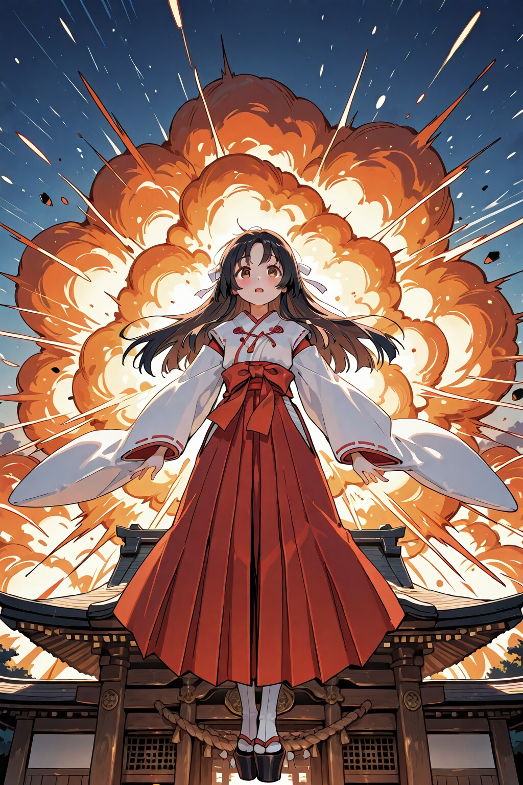 大惨寺を爆破するさくらちゃん | の人気AIイラスト・グラビア