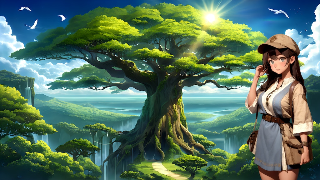 世界樹 (FullHD 壁紙21 BD071)