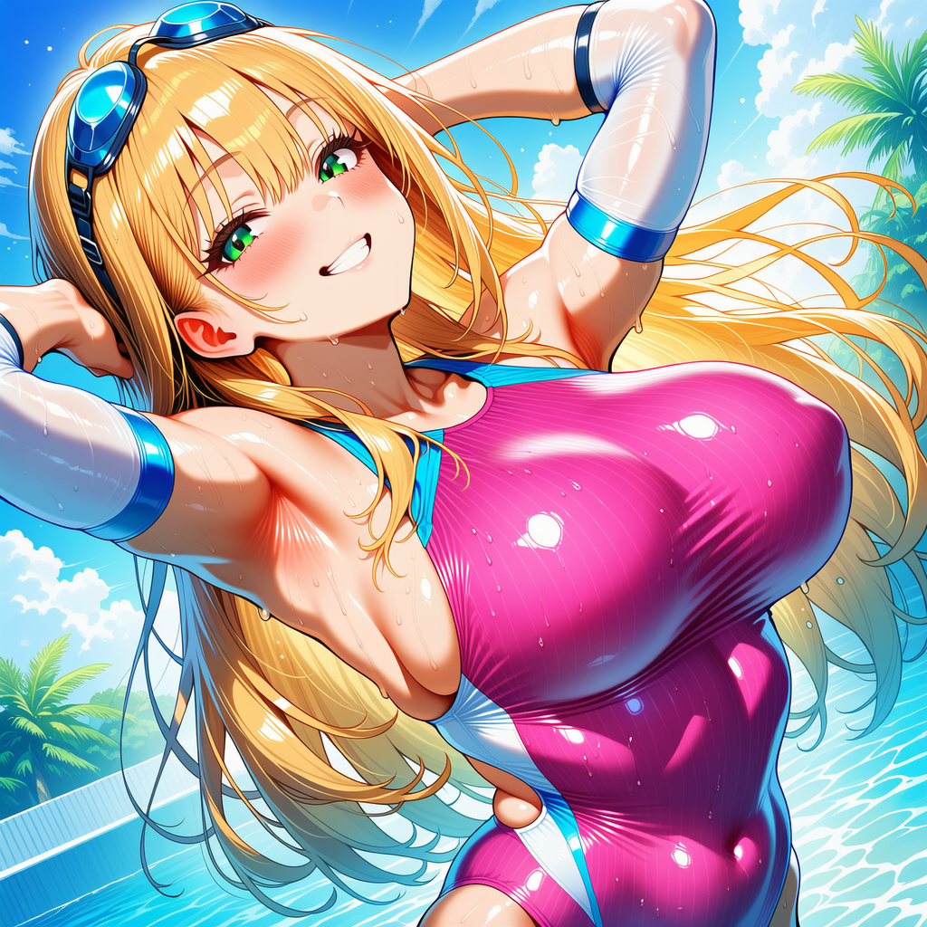 セレナさんの競泳水着ですの