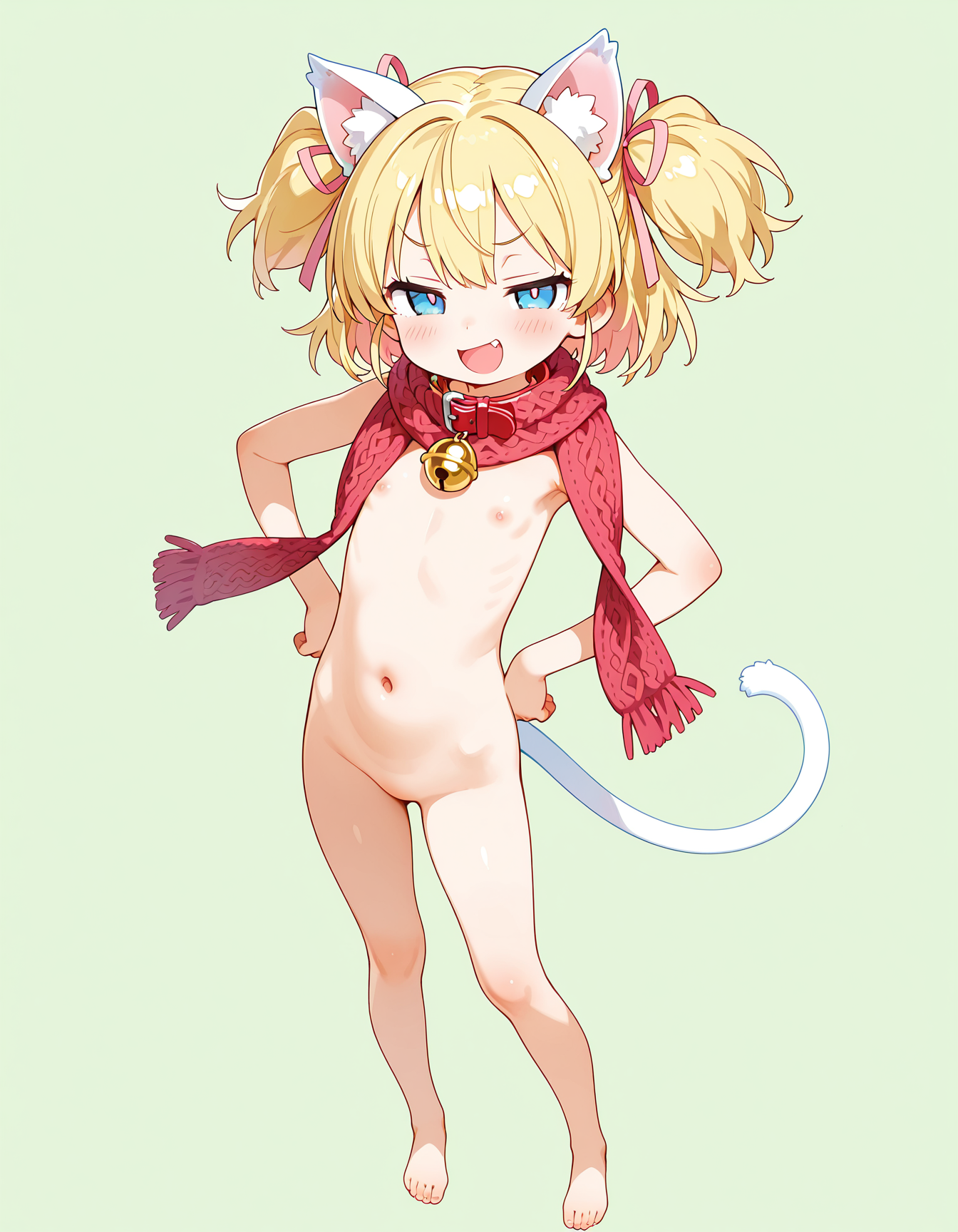 はだかマフラーその②