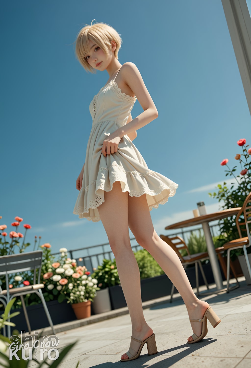 しずく@ひらひら服