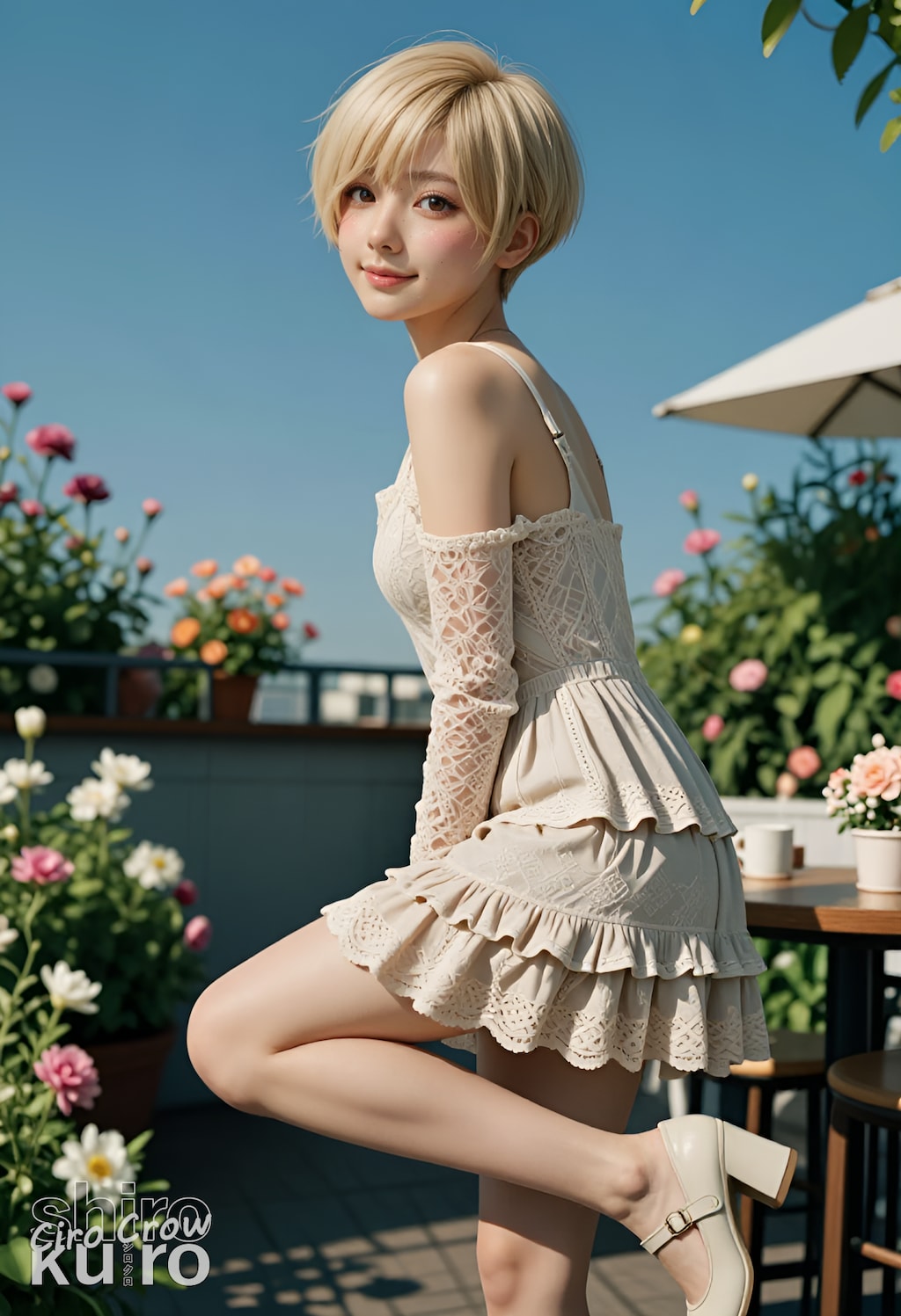 しずく@ひらひら服