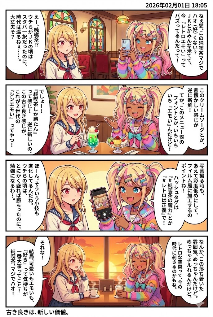 毎日漫画18時　JKトレンド