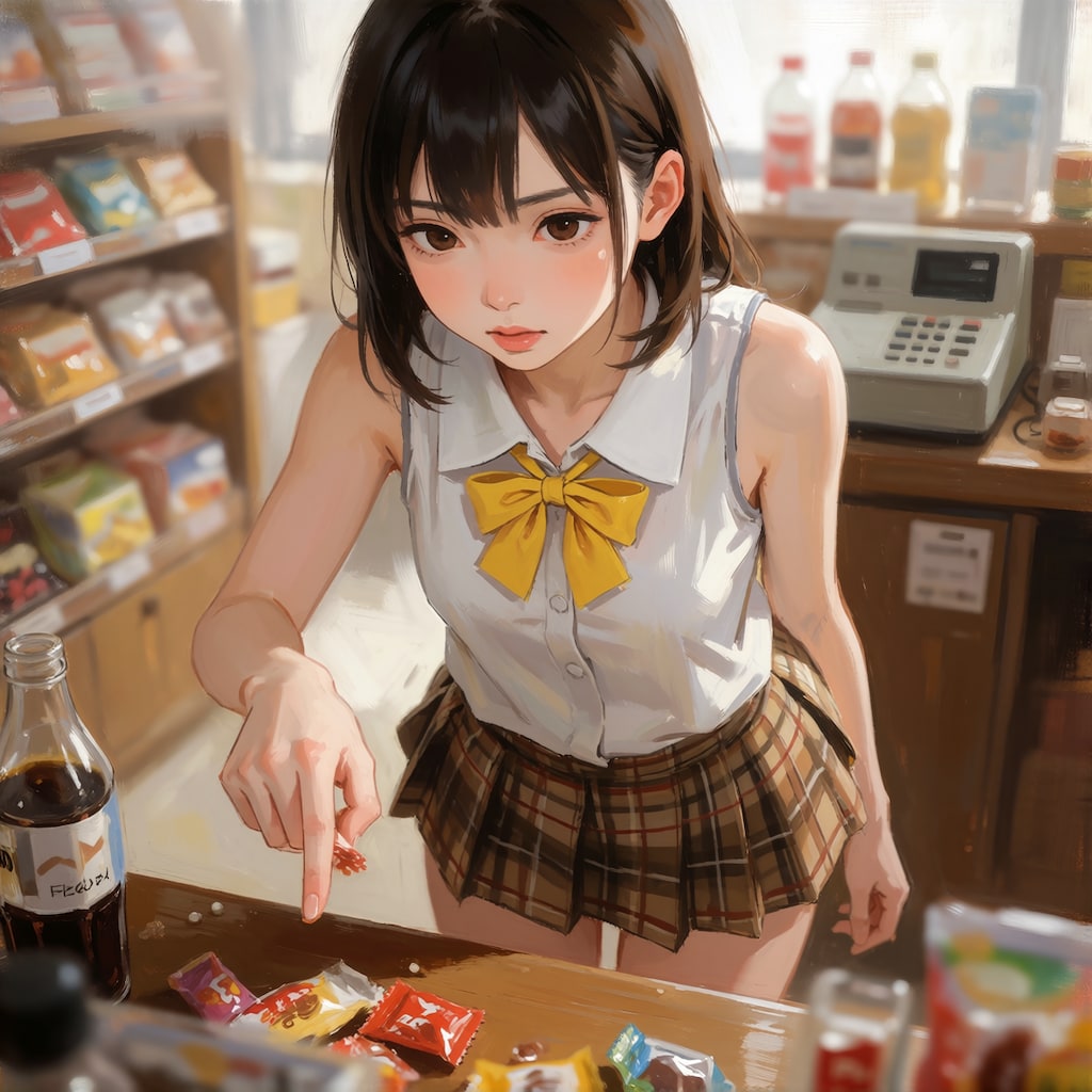購買でのひととき