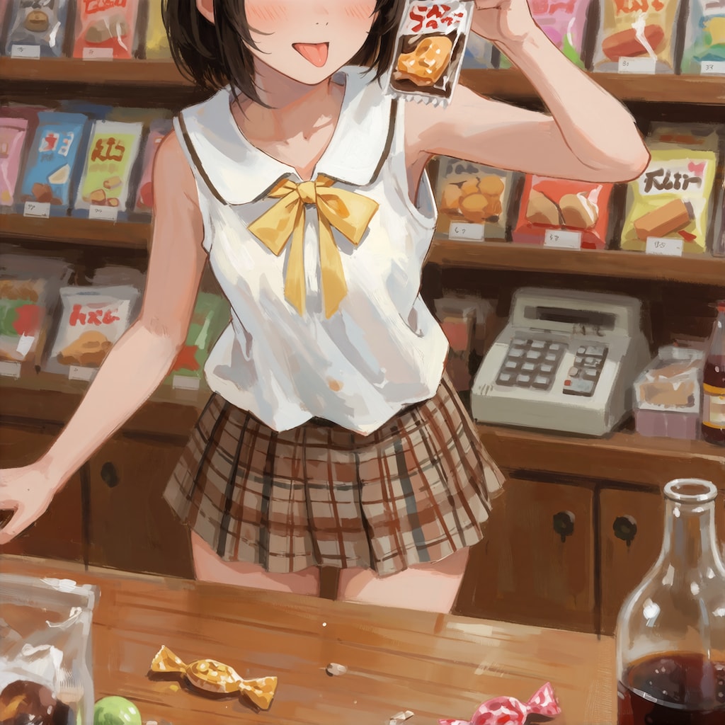 購買でのひととき