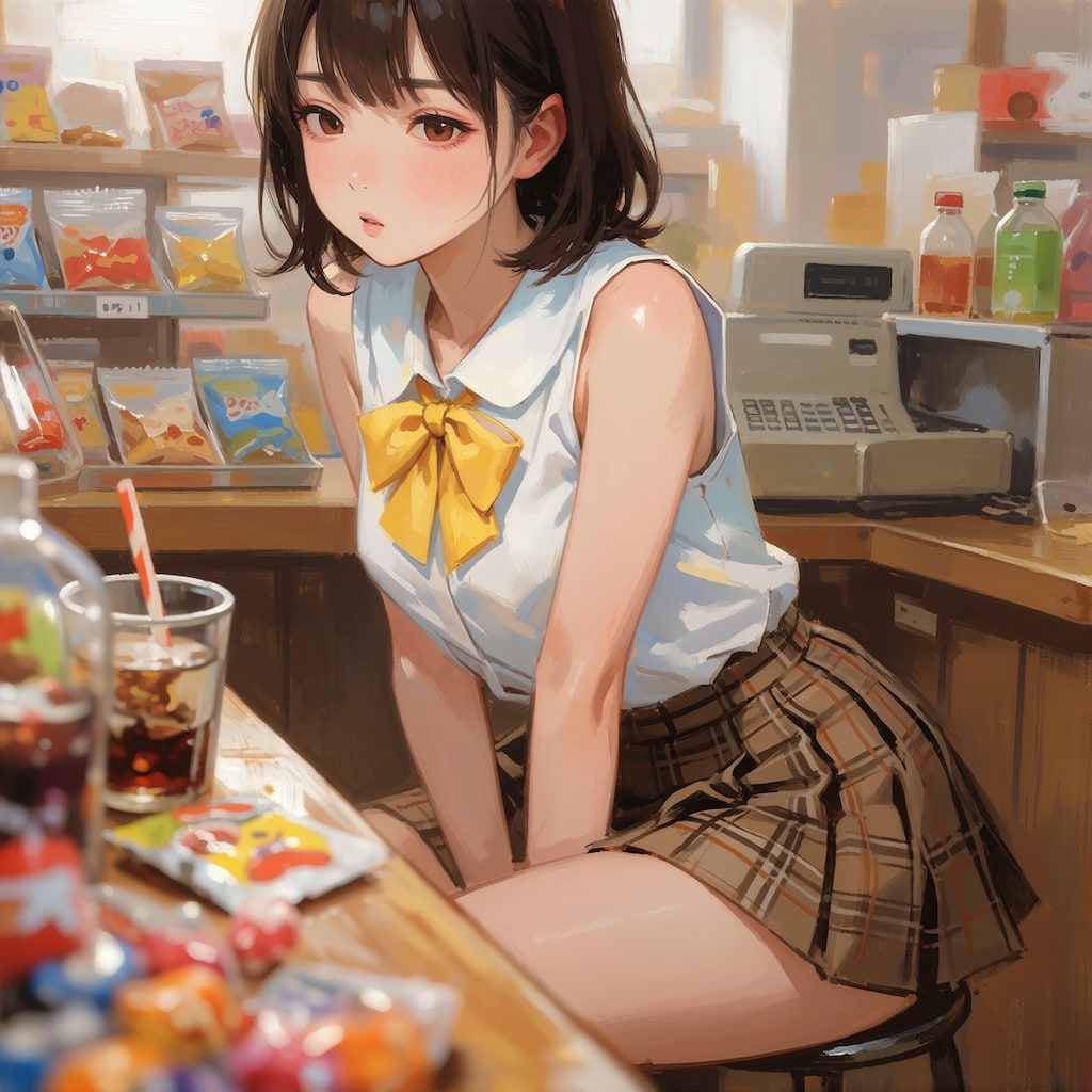 購買でのひととき