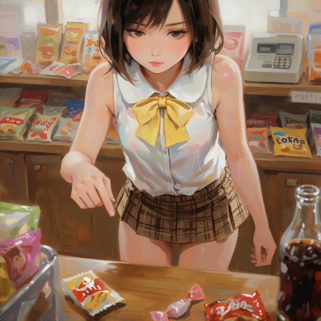 購買でのひととき