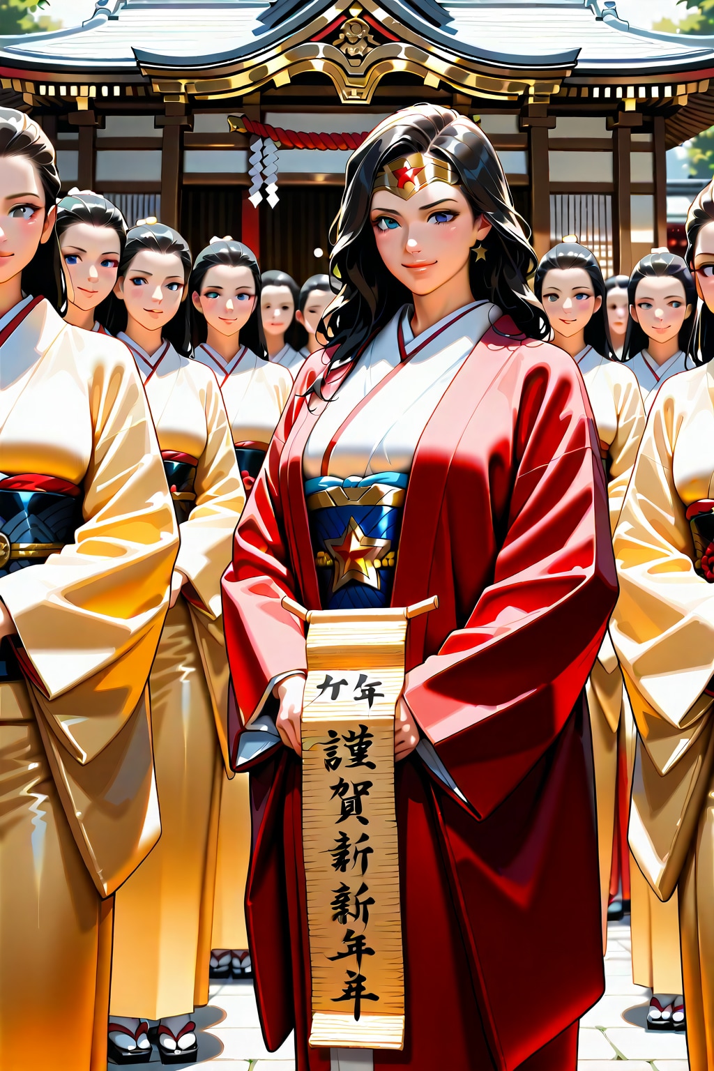 ワンダーレディ初詣 | の人気AIイラスト・グラビア