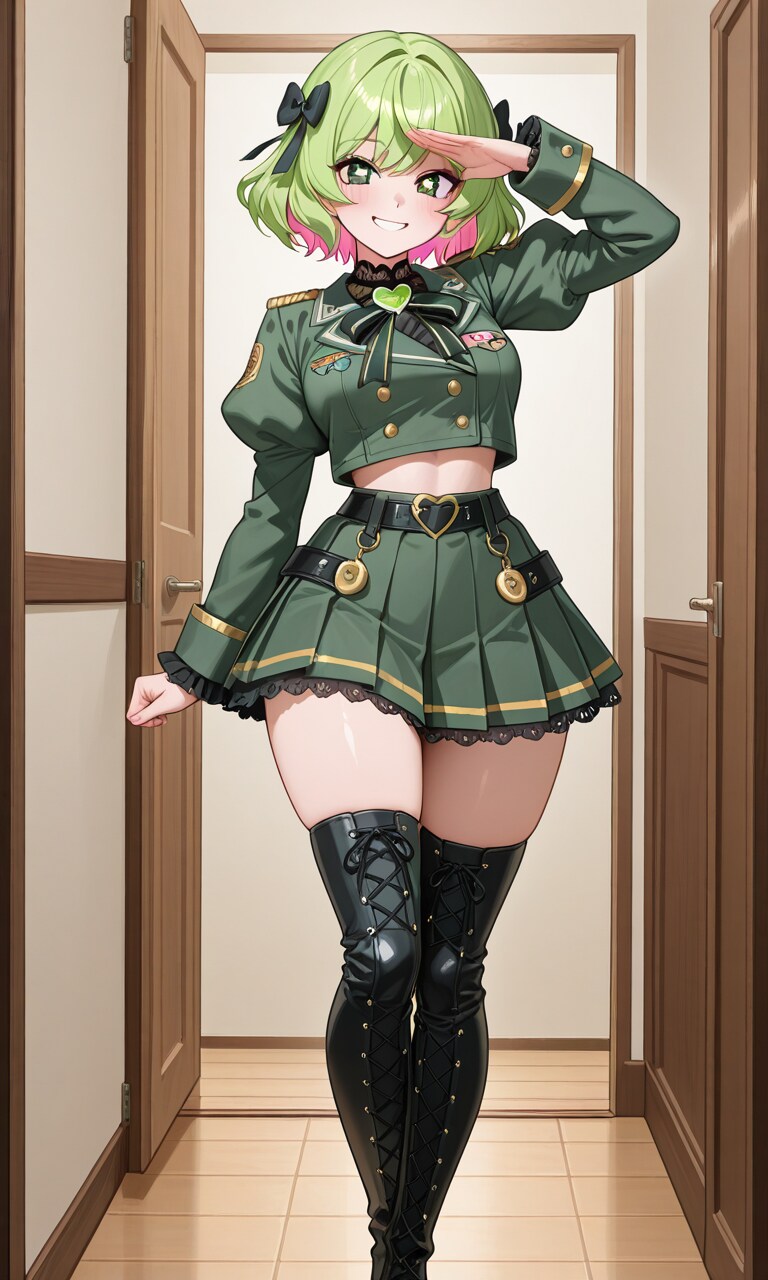 <川崎ちゃん>ミリタリーアイドル？