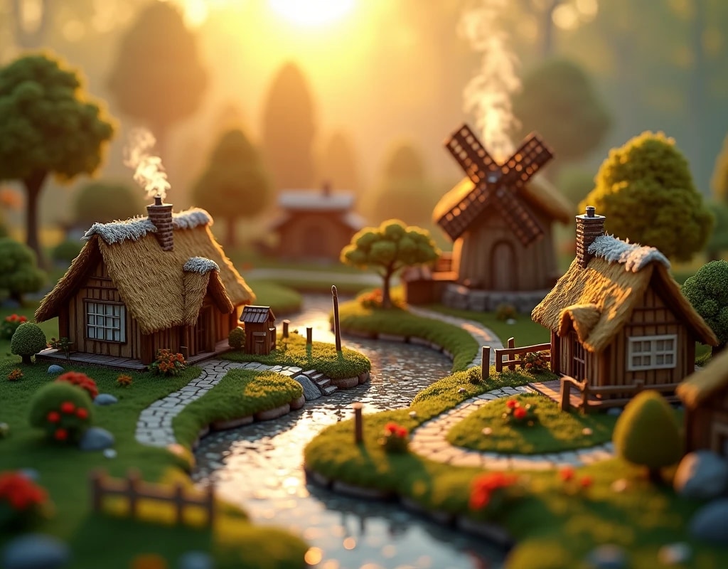 Village at Dusk