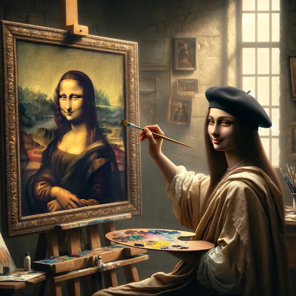 画家モナリザ（小説付き）