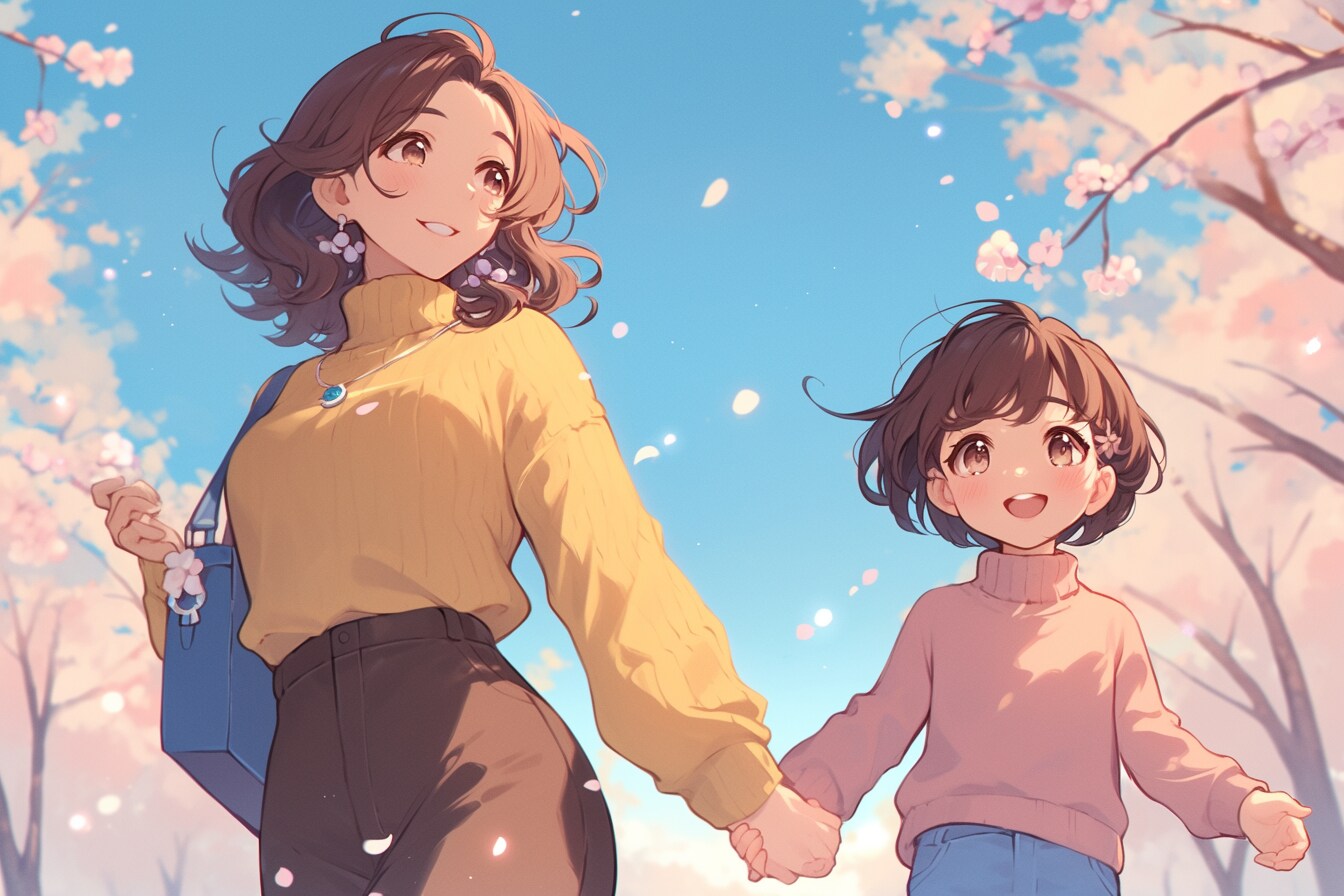 母と娘290 | の人気AIイラスト・グラビア