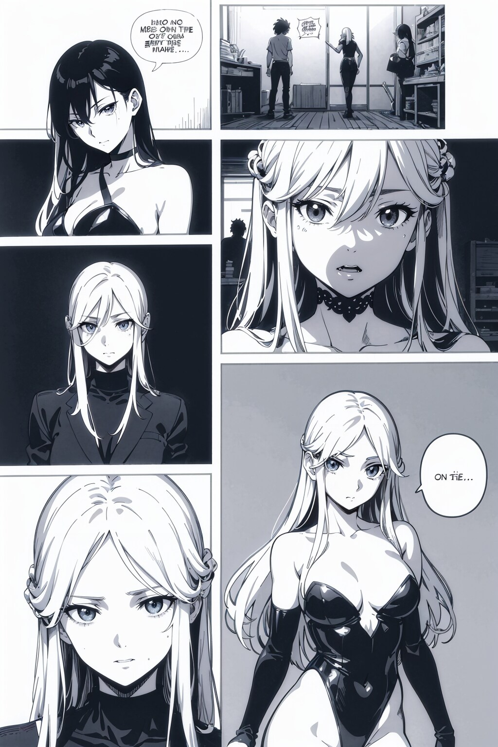 シリアス画風？女幹部ネタ！AIちゃんお任せ漫画！