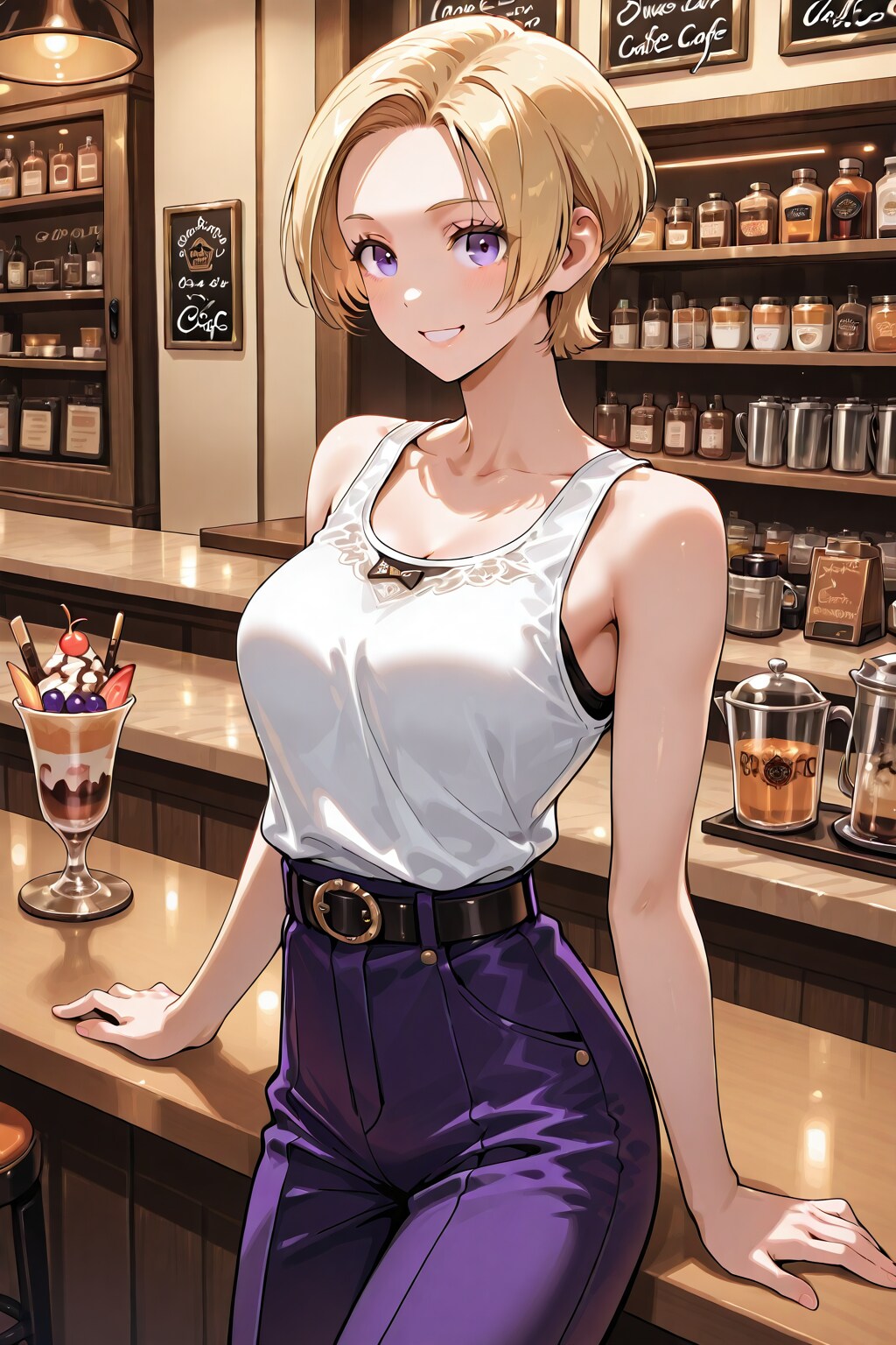 ブリティッシュかっこかわいいカフェバー協会会長ジェシカ・ブレストンのポートレート