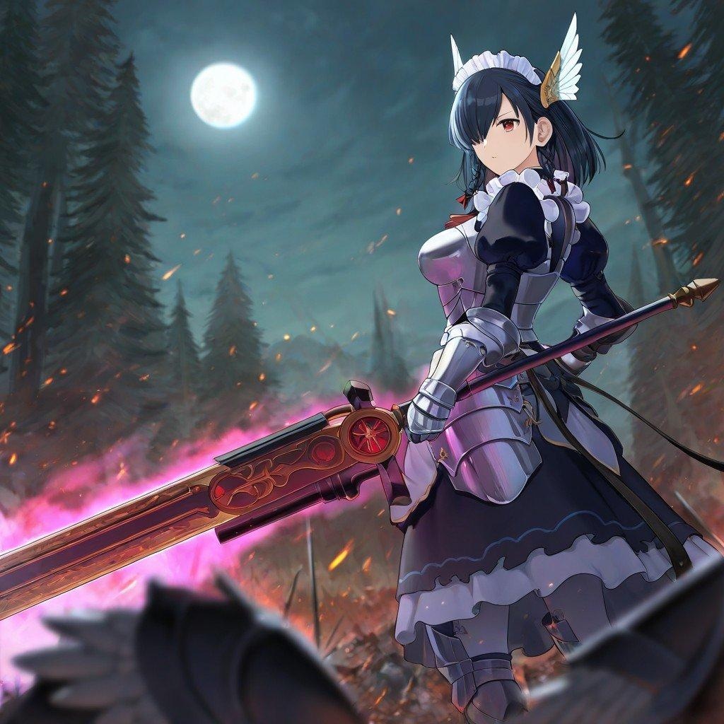 戦うメイドさん