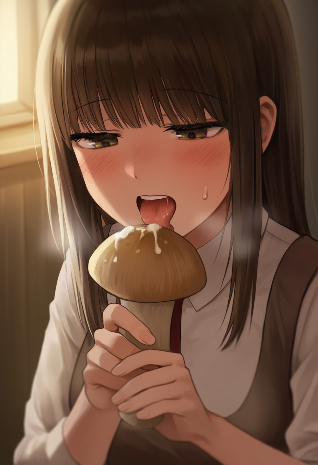 マヨネーズとキノコ（一般的な食事風景）