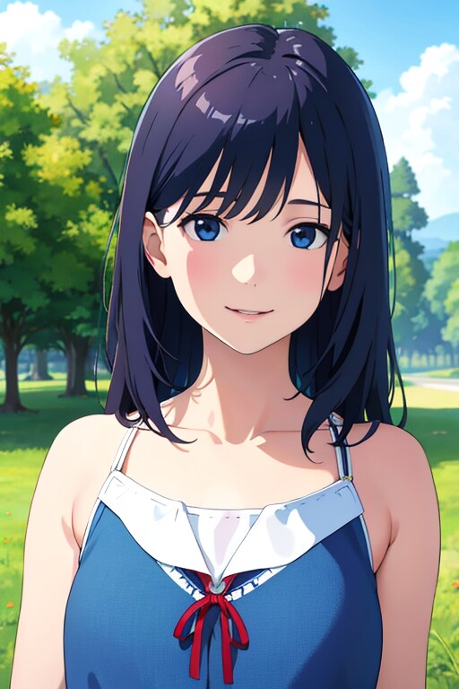 アニメ調の女の子