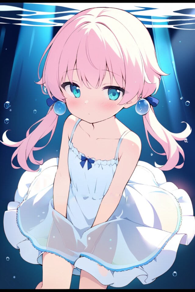 やさしく沈む。