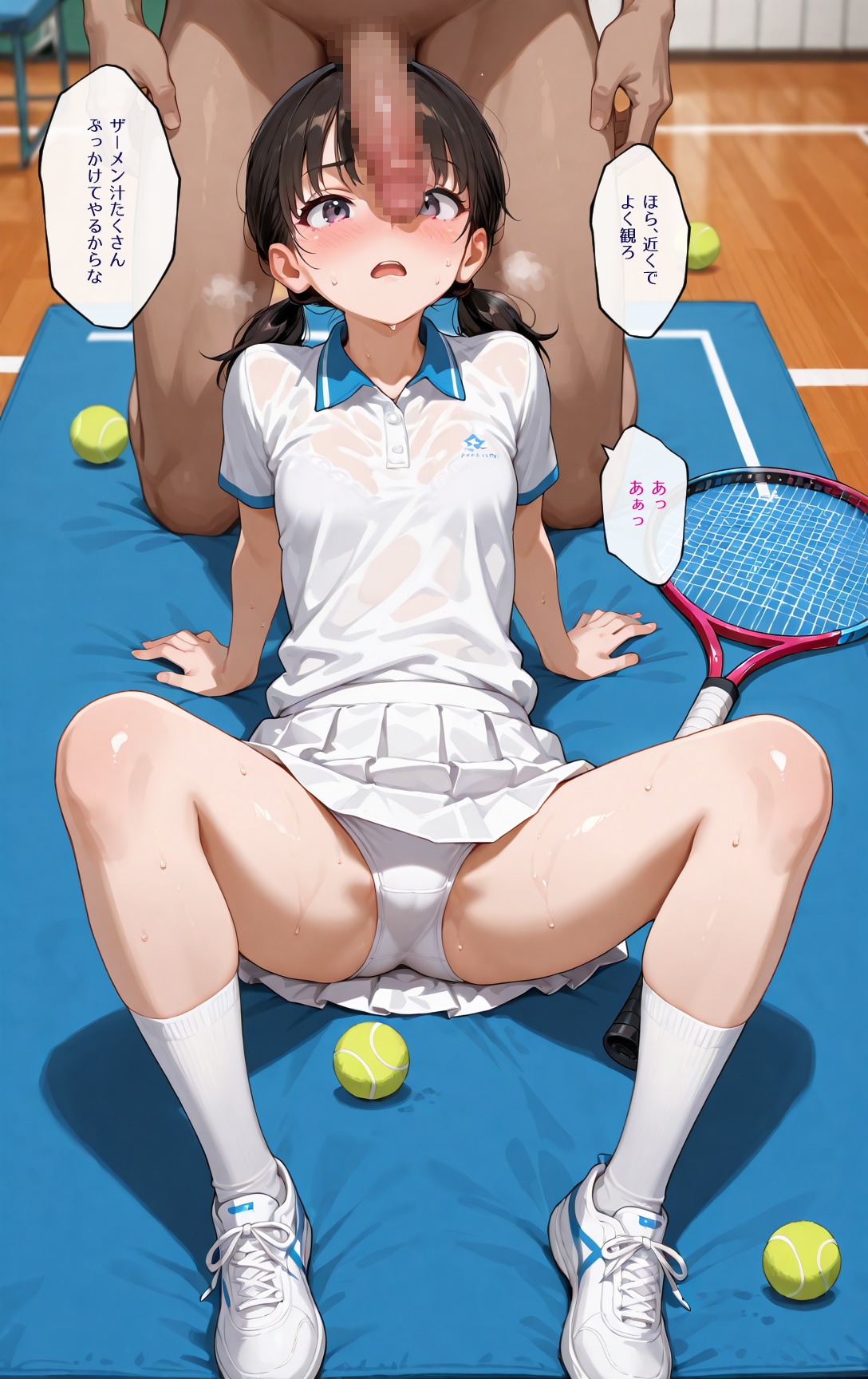 【テニス部】コーチのザーメンプロテインを頂く子