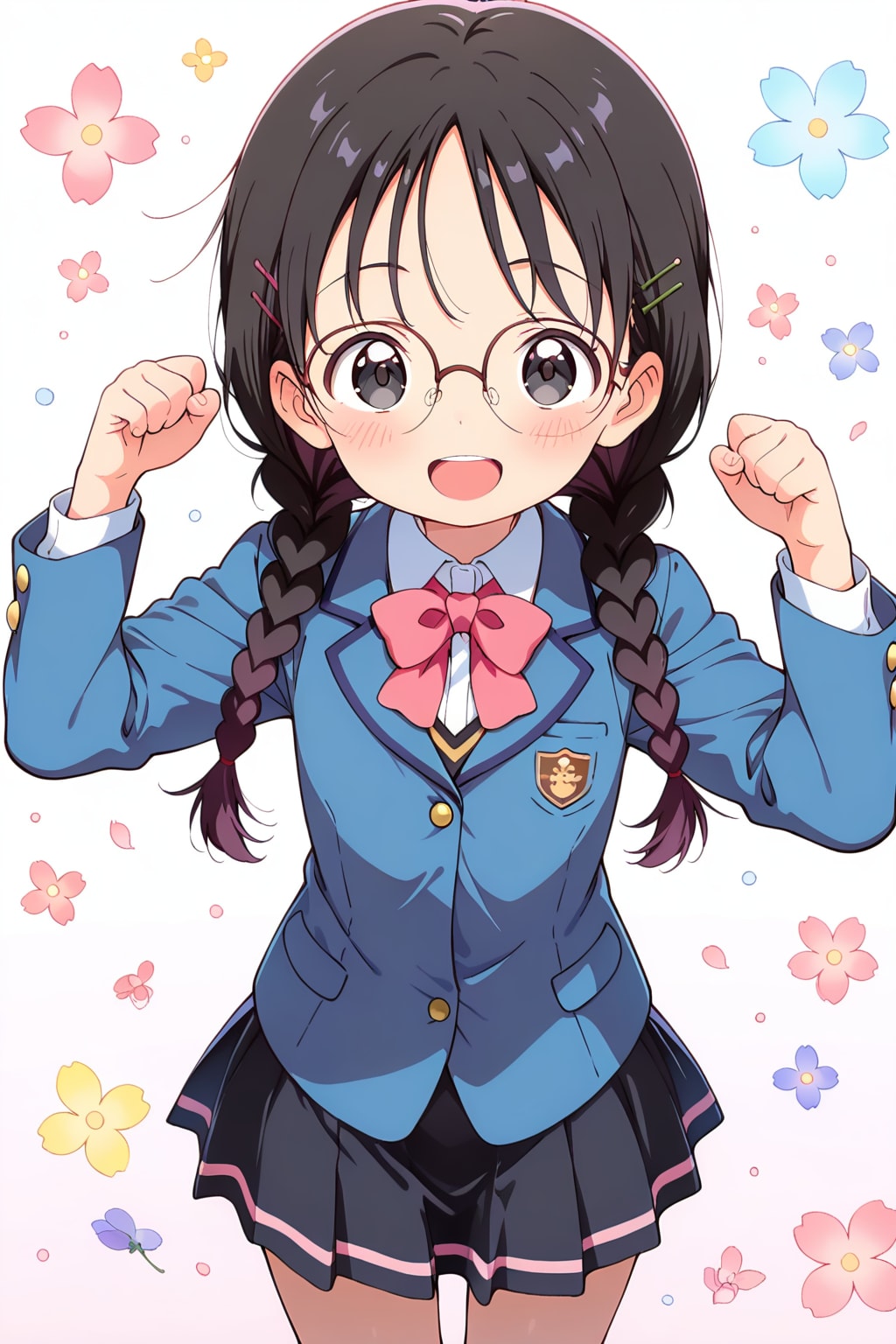 元気な桜子ちゃん💜 | の人気AIイラスト・グラビア