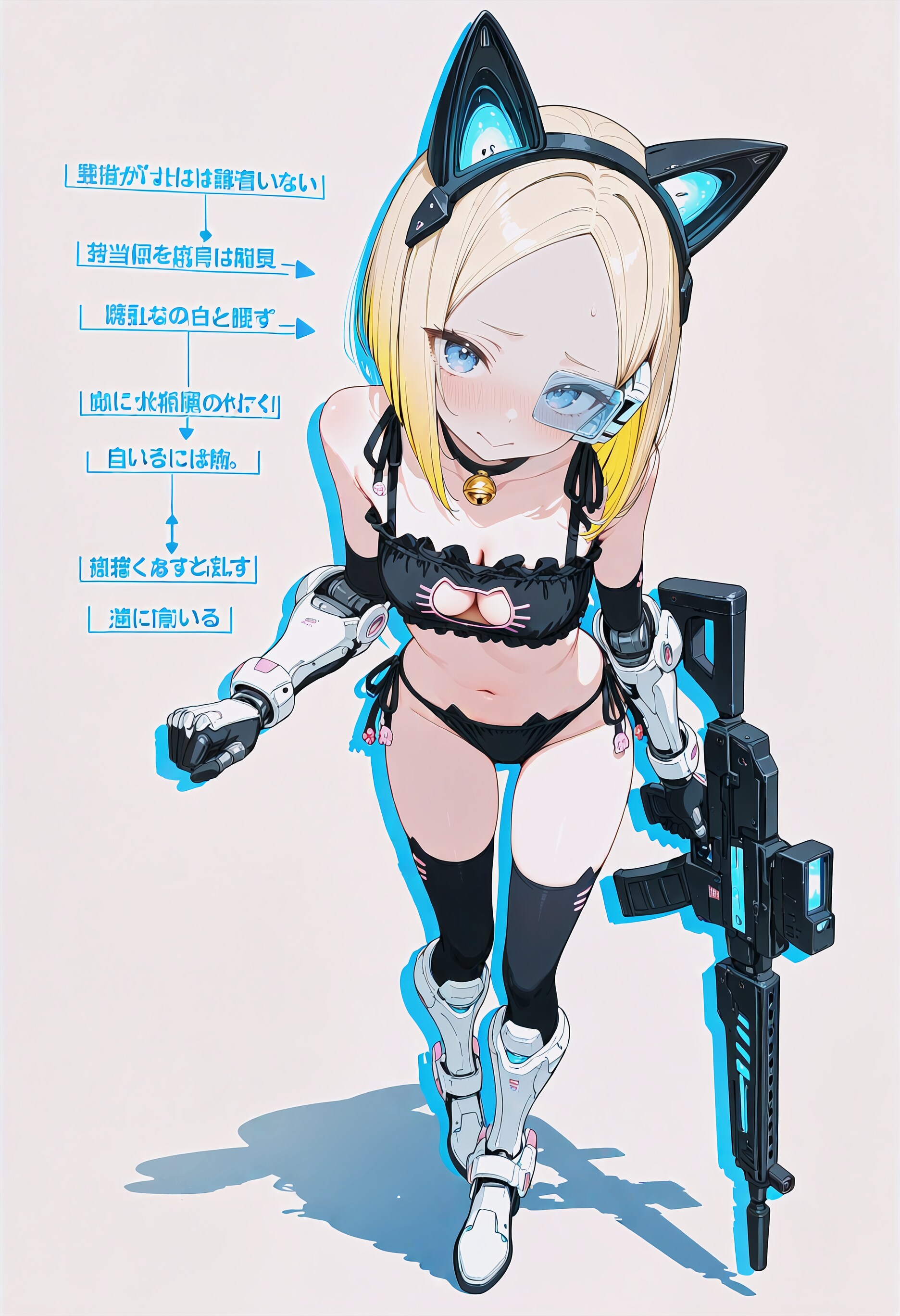 下着でパワードスーツ
