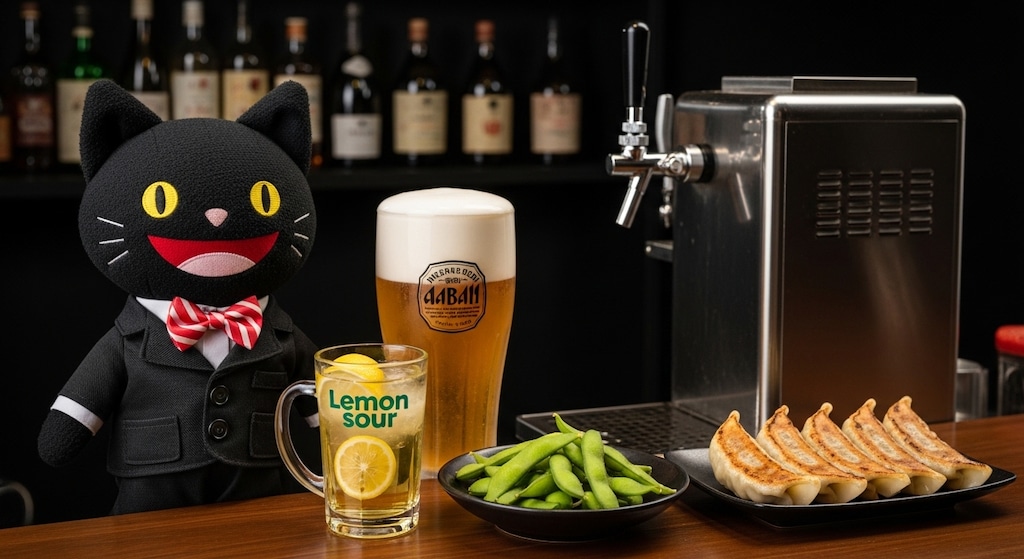 黒猫バーテンダーのおつまみセット