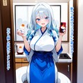 鏡餅大好きラミアちゃん？ 2枚目