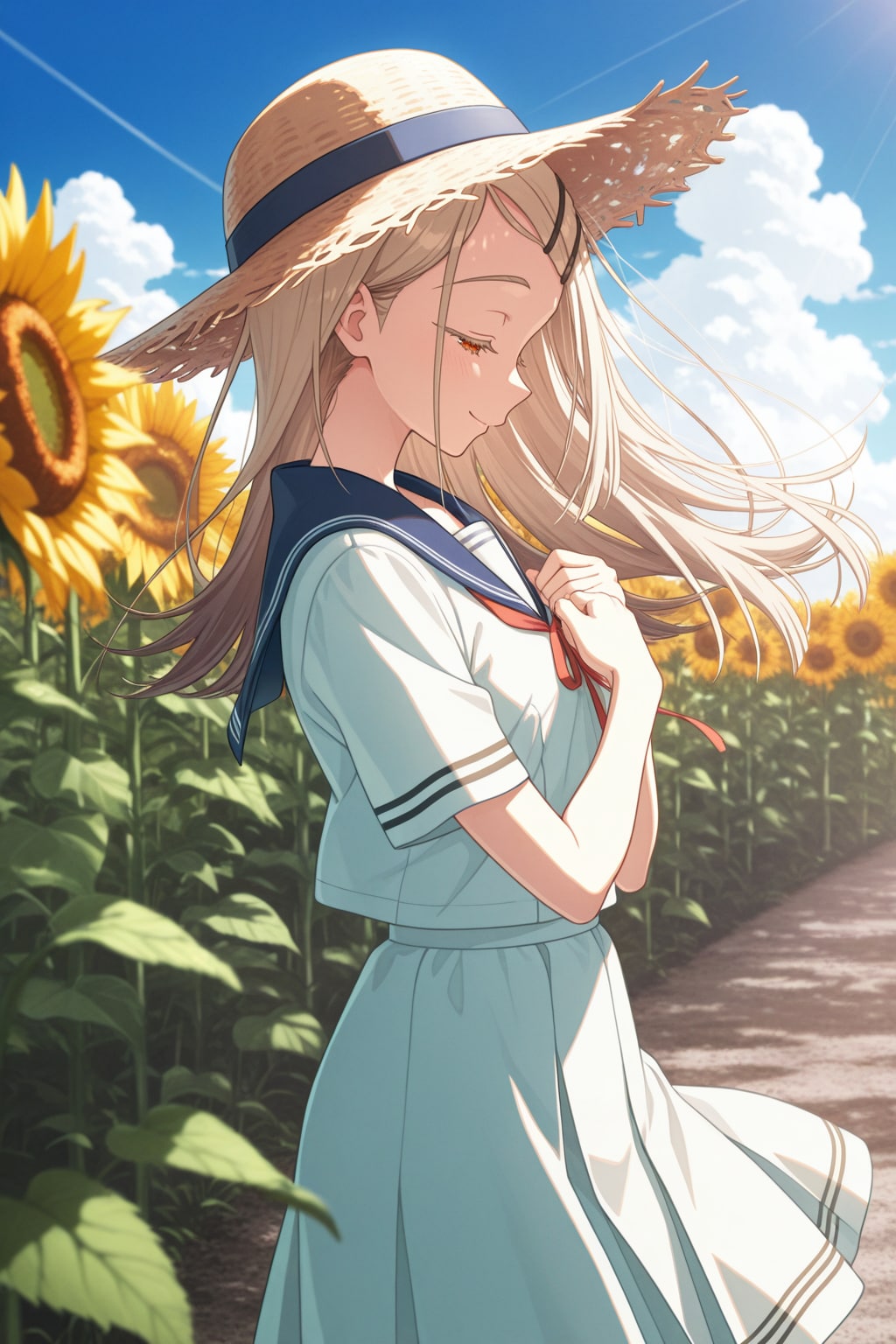 篠澤広／ひまわり畑