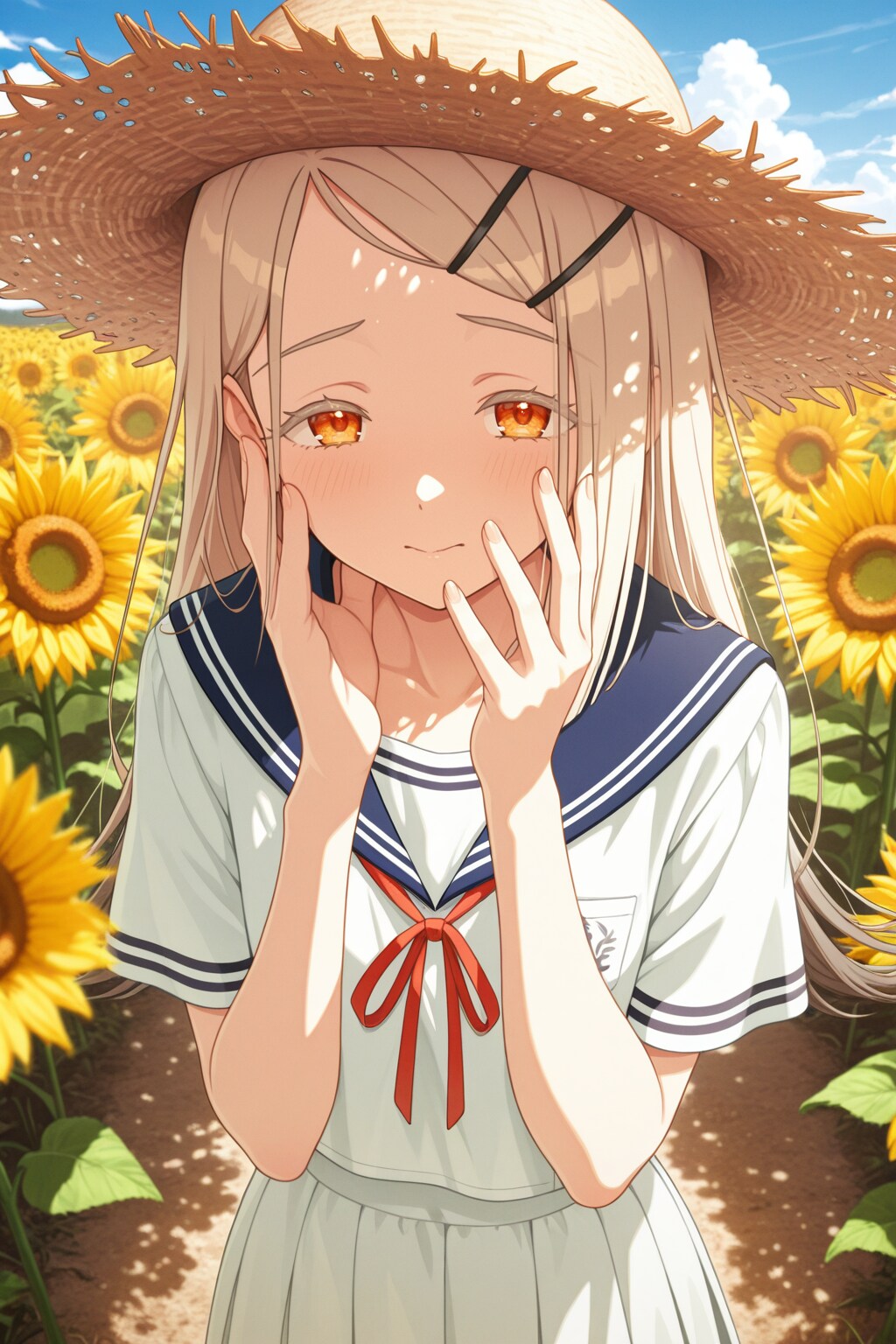 篠澤広／ひまわり畑 | の人気AIイラスト・グラビア