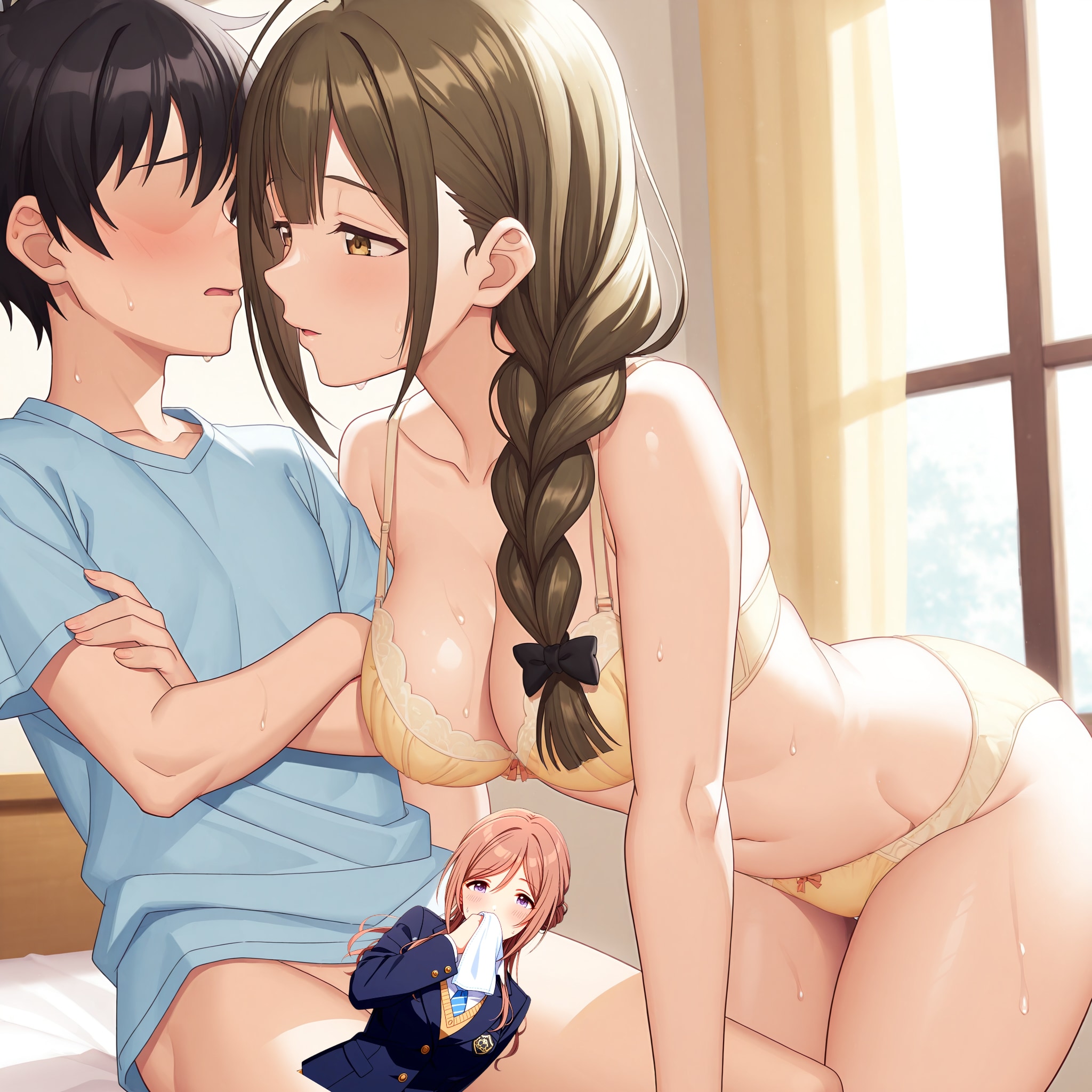 桑〇千雪　乳見せ