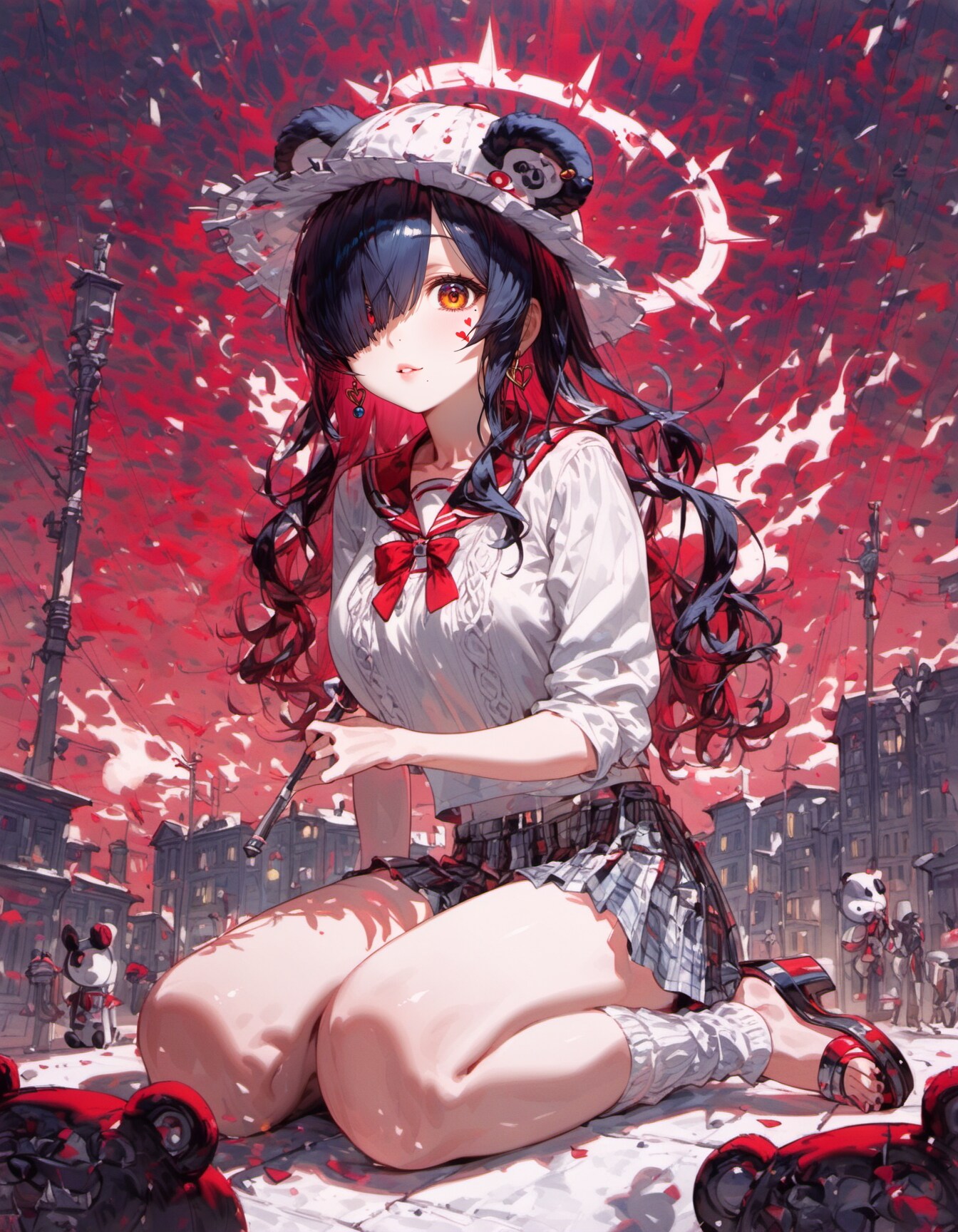 Crimson Chaos | の人気AIイラスト・グラビア