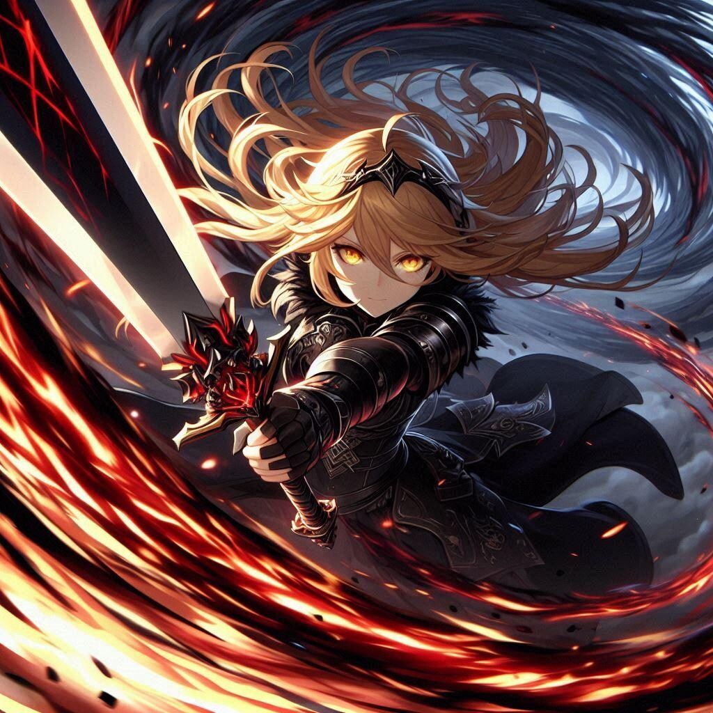 ブロンドの女騎士さん693