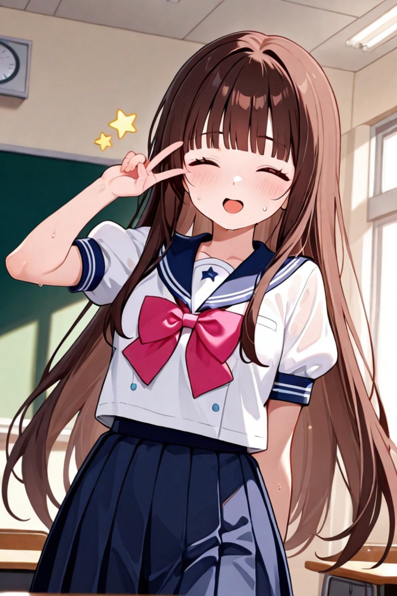 茶髪ちゃん | の人気AIイラスト・グラビア