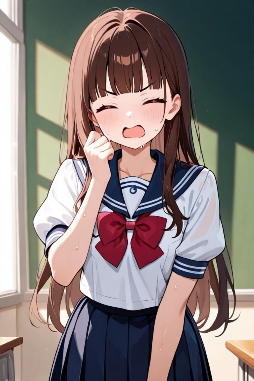 茶髪ちゃん