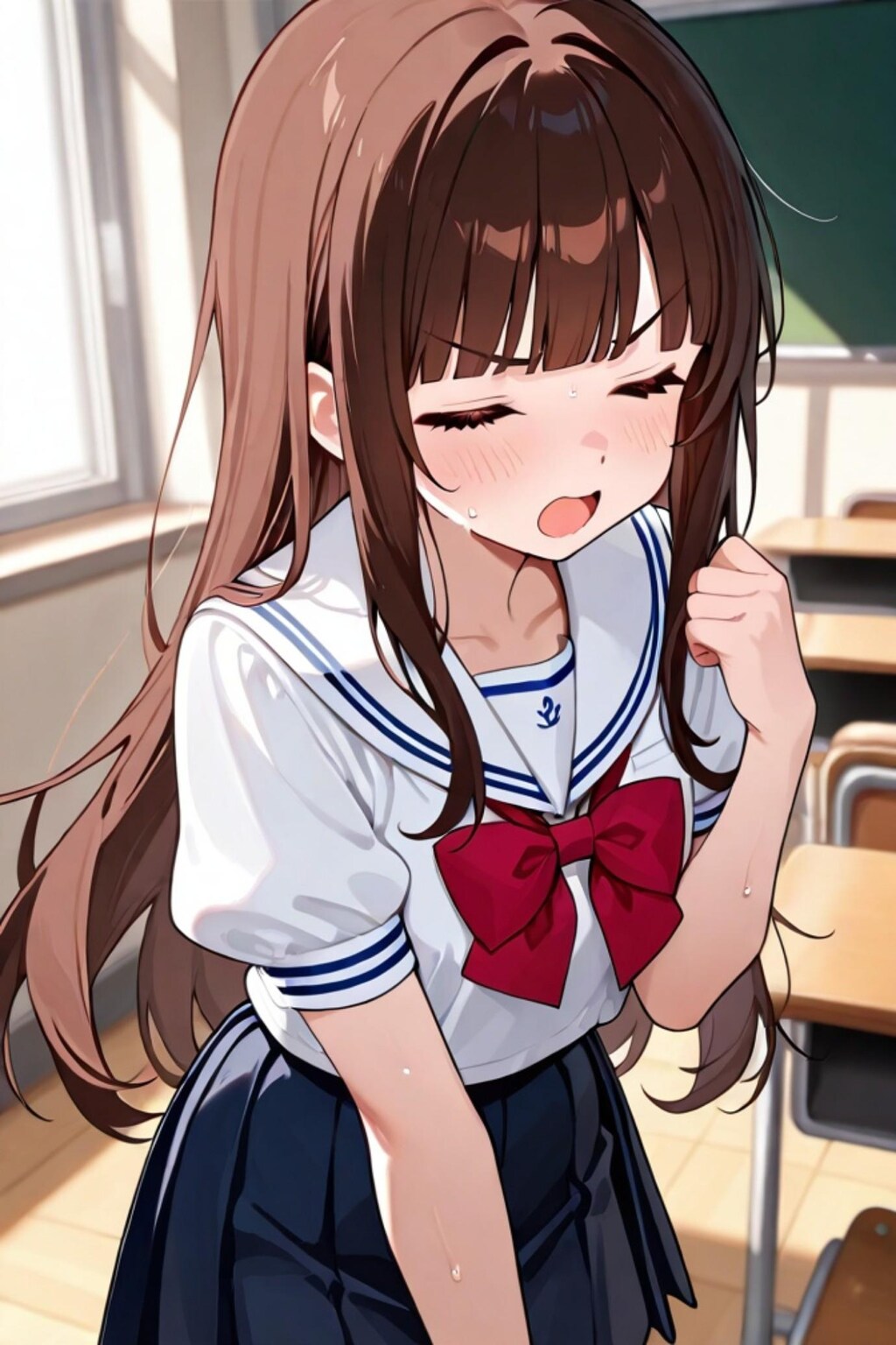 茶髪ちゃん