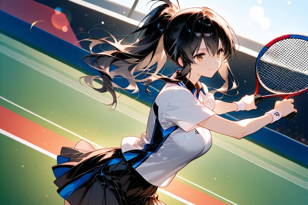 アマテラスさんのテニス（異世界の女神さま（アマテラスさんGRYPHON））