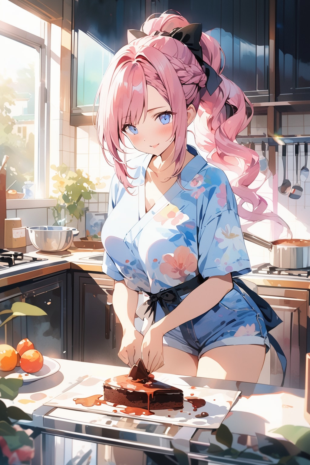 お誕生日おめでとう、私の手作りチョコレートケーキ・・・食べてくれる？　ー咲耶さんシリーズー