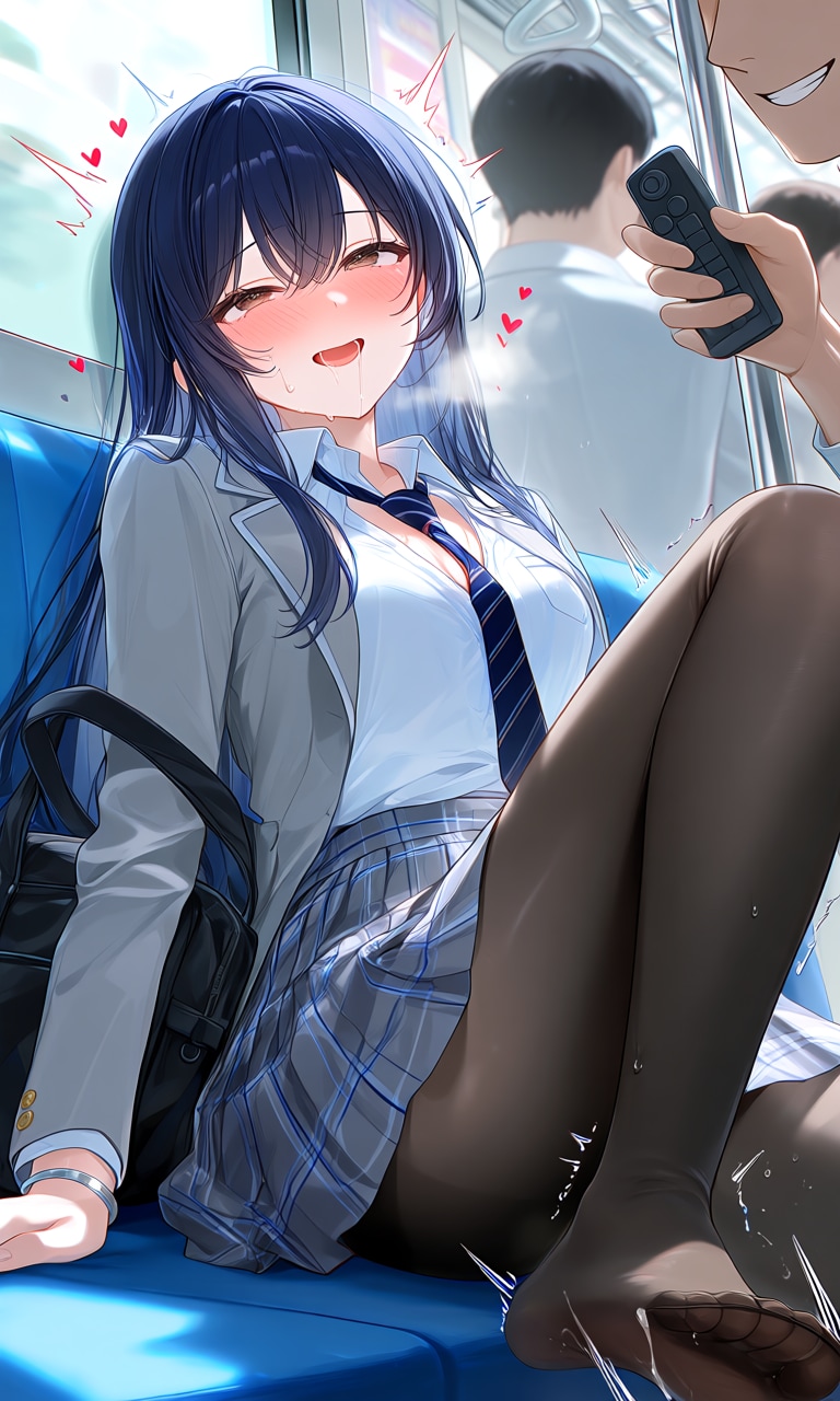 電車で何かに耐える⑧