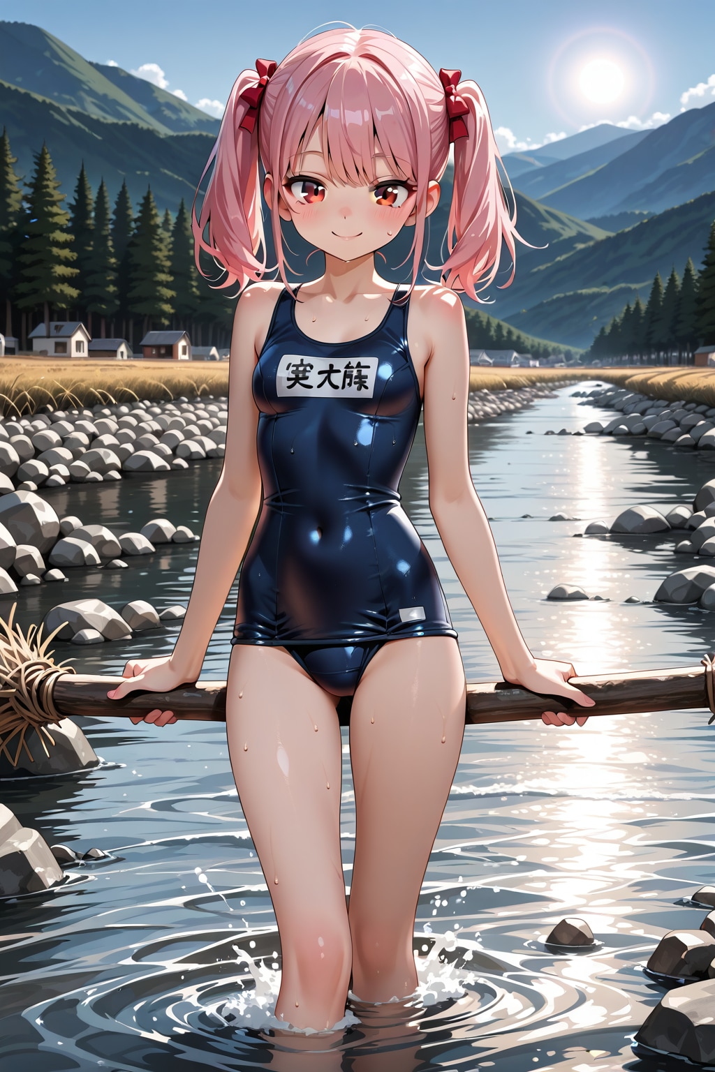 夏の終わりにスクール水着編 | の人気AIイラスト・グラビア