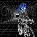 青ぽりちゃん サイクリング 3枚目