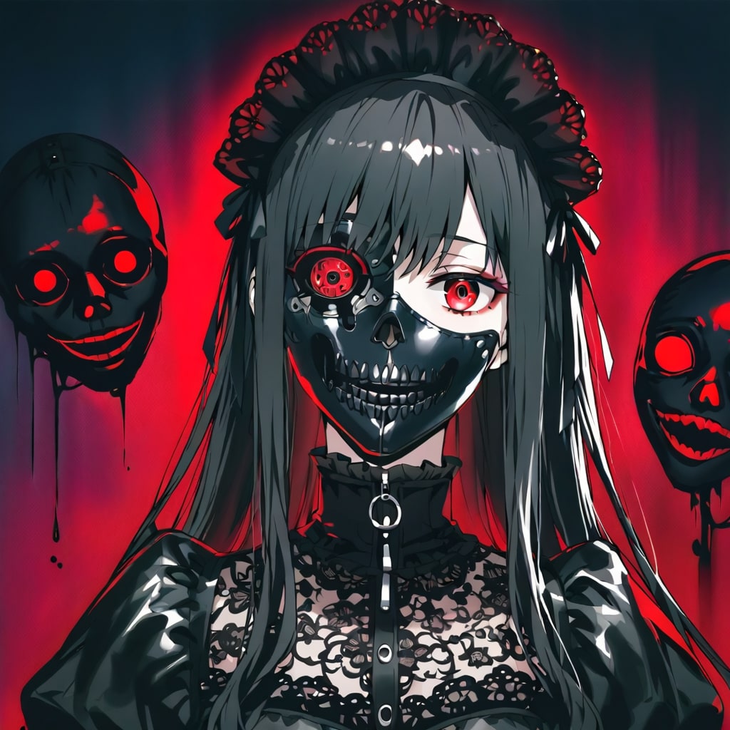喰種マスクお嬢様 | の人気AIイラスト・グラビア