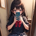鏡で自撮り 7枚目