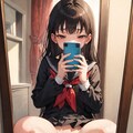鏡で自撮り 4枚目
