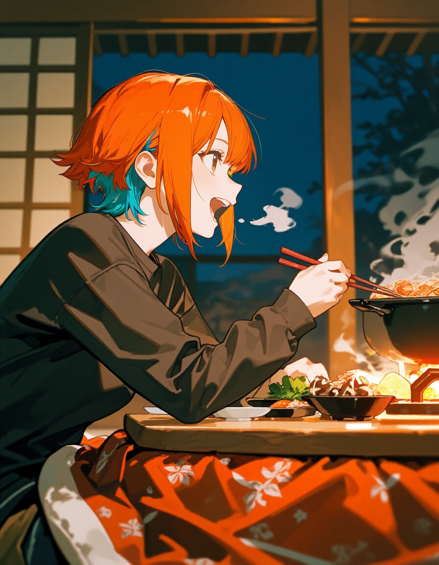 実家で鍋 | の人気AIイラスト・グラビア