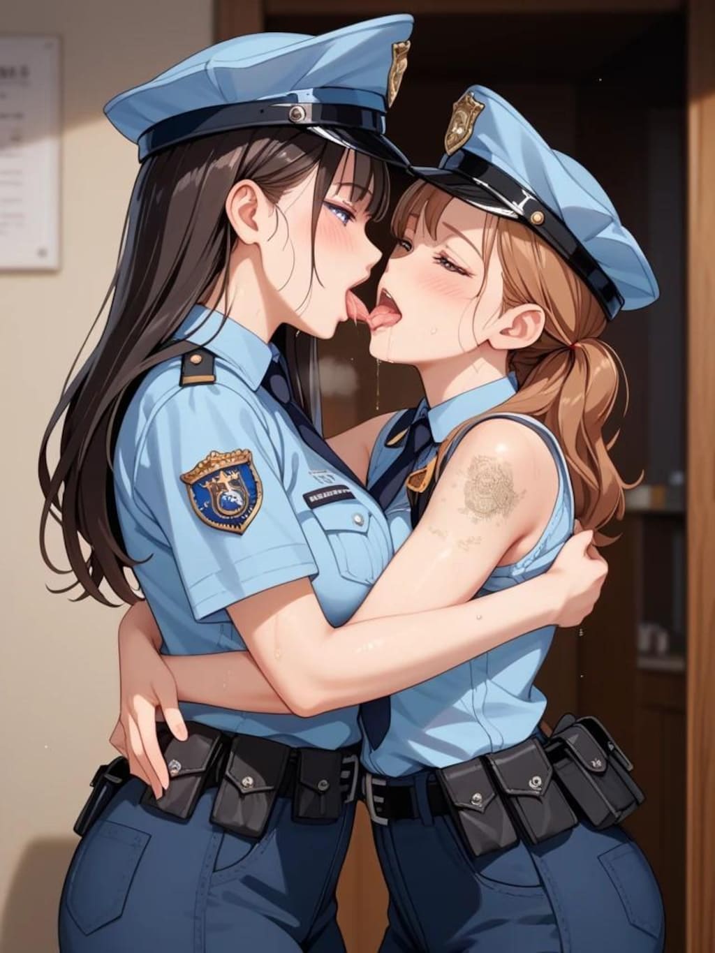 百合婦警さん