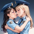 百合婦警さん 6枚目