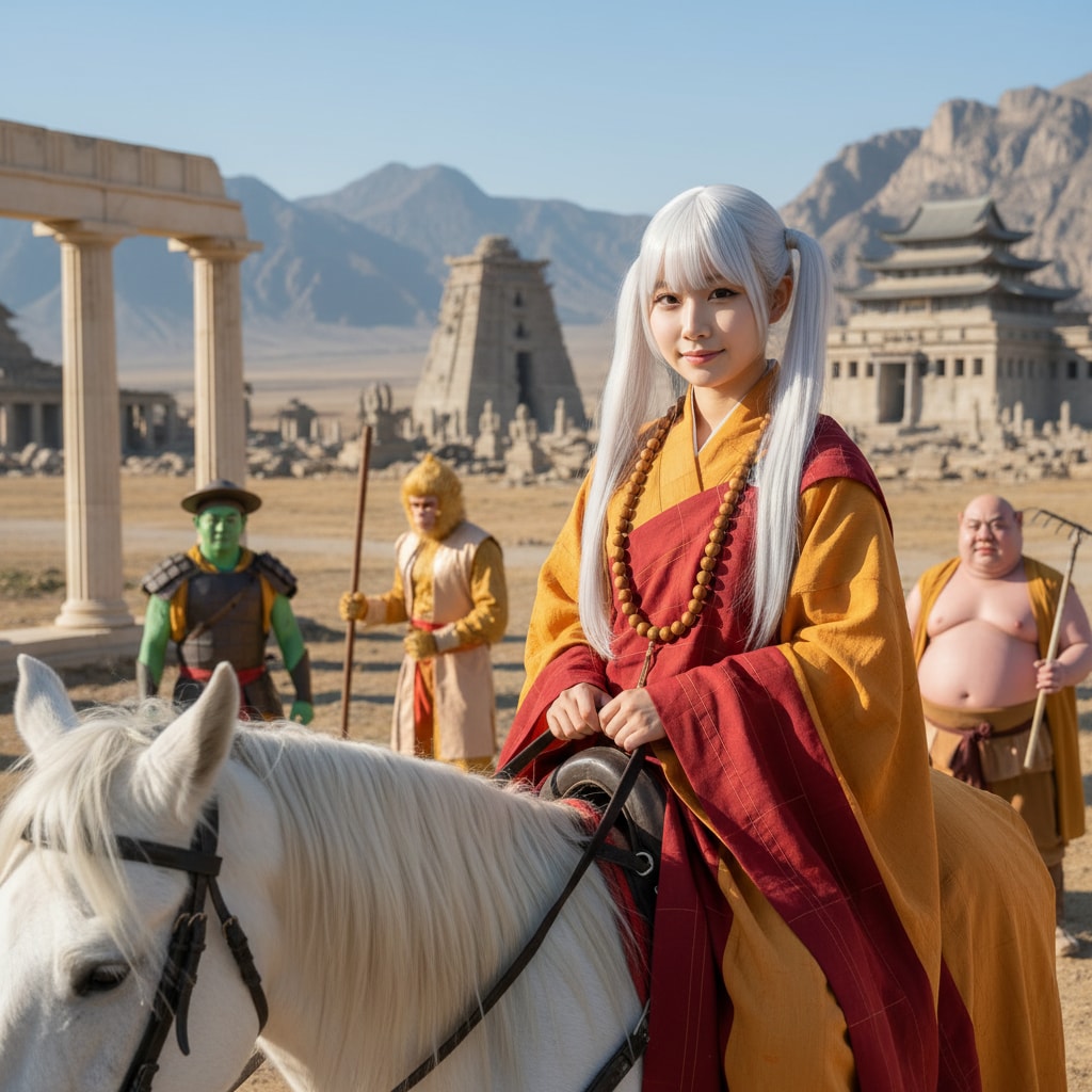 白ツイさん。西遊記 | の人気AIイラスト・グラビア